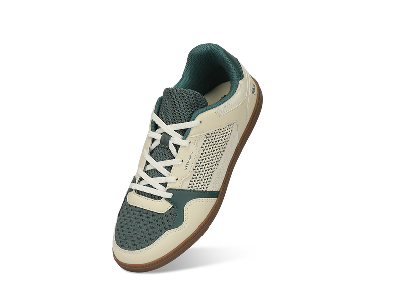 The 90s Duo Sneakers for Men : Green Ivory