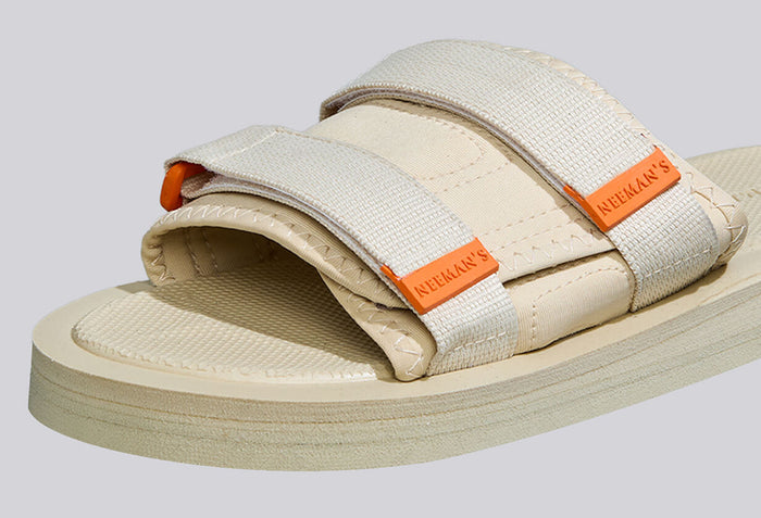 Breezy Fluff Sandals : Beige