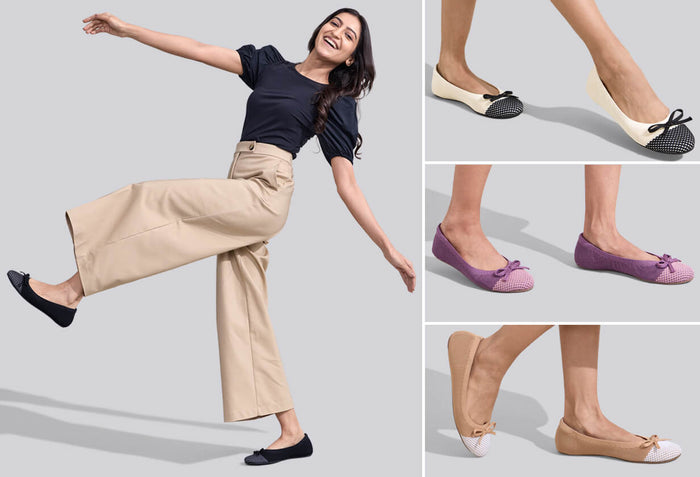 Ballet Flats For Women : Berry-Pink