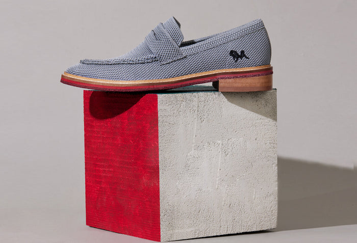 Block Heel Loafers : Black