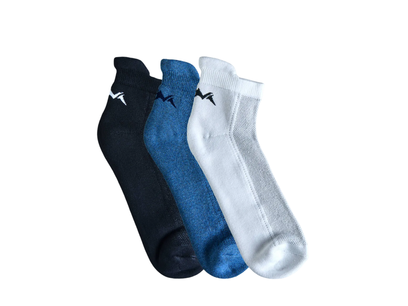 Black, Blue and White