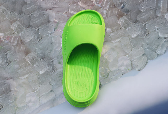 Cushers Slides For Women : Ivory White