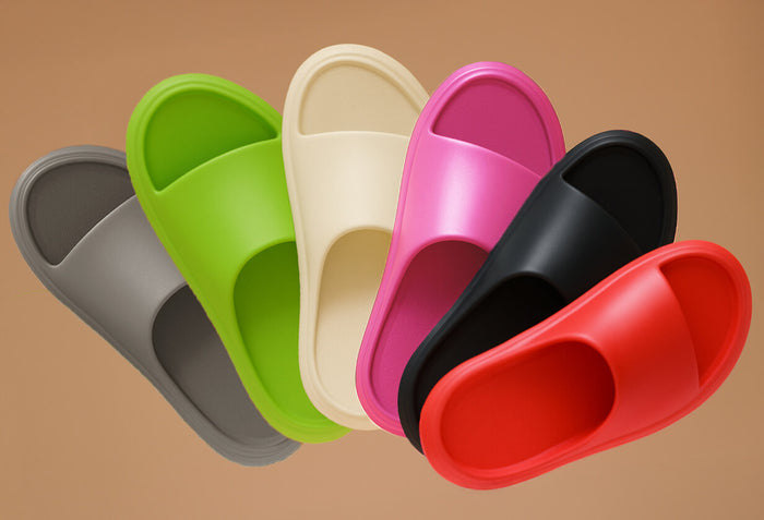 Cushers Slides For Women : Ivory White