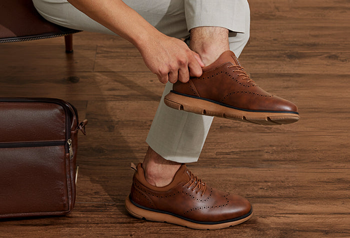 Crossover Brogues : Beige
