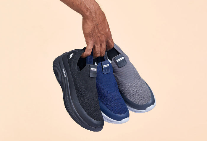 Ease Walk Slip Ons : Grey