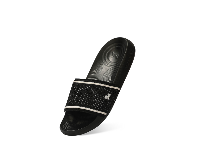 High Sprout Knitro Slides For Men : Black