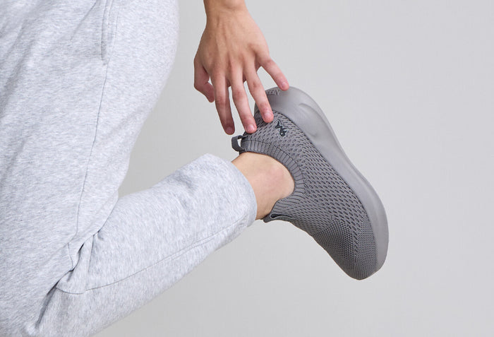 Knit Trainers For Men : Grey