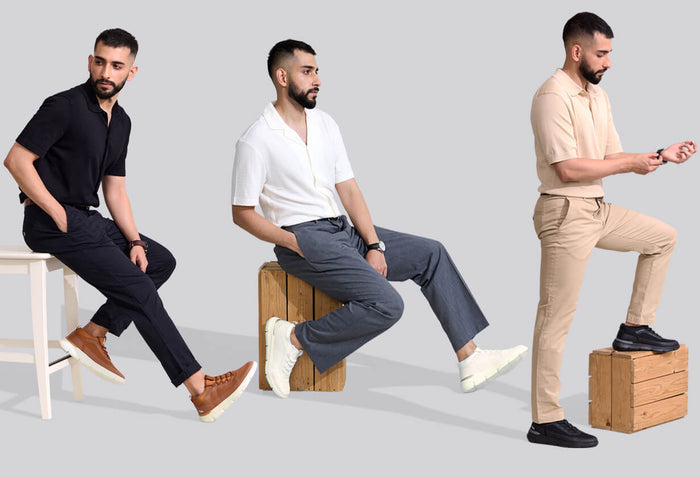 Mid-Top Sneakers : Ivory