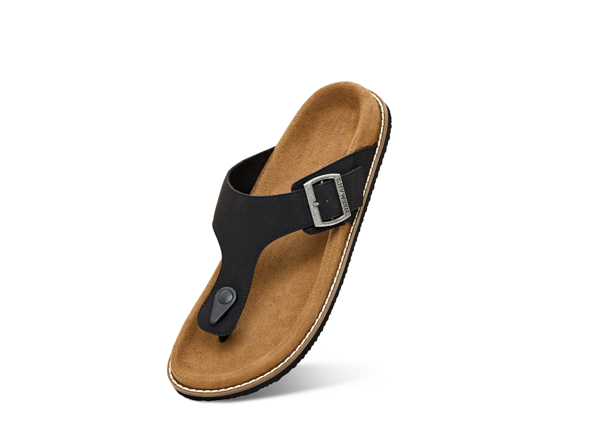 Mover Thong Sandals for Men : Black
