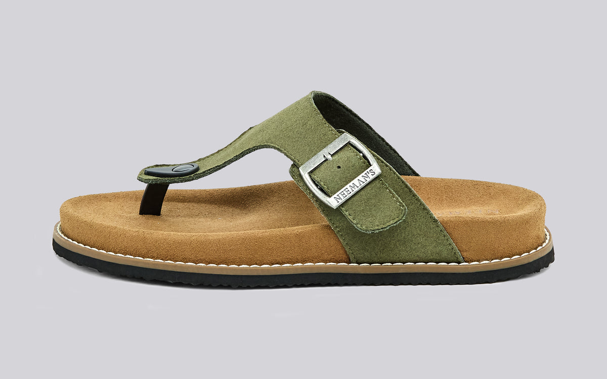 Mover Thong Sandals for Men : Olive
