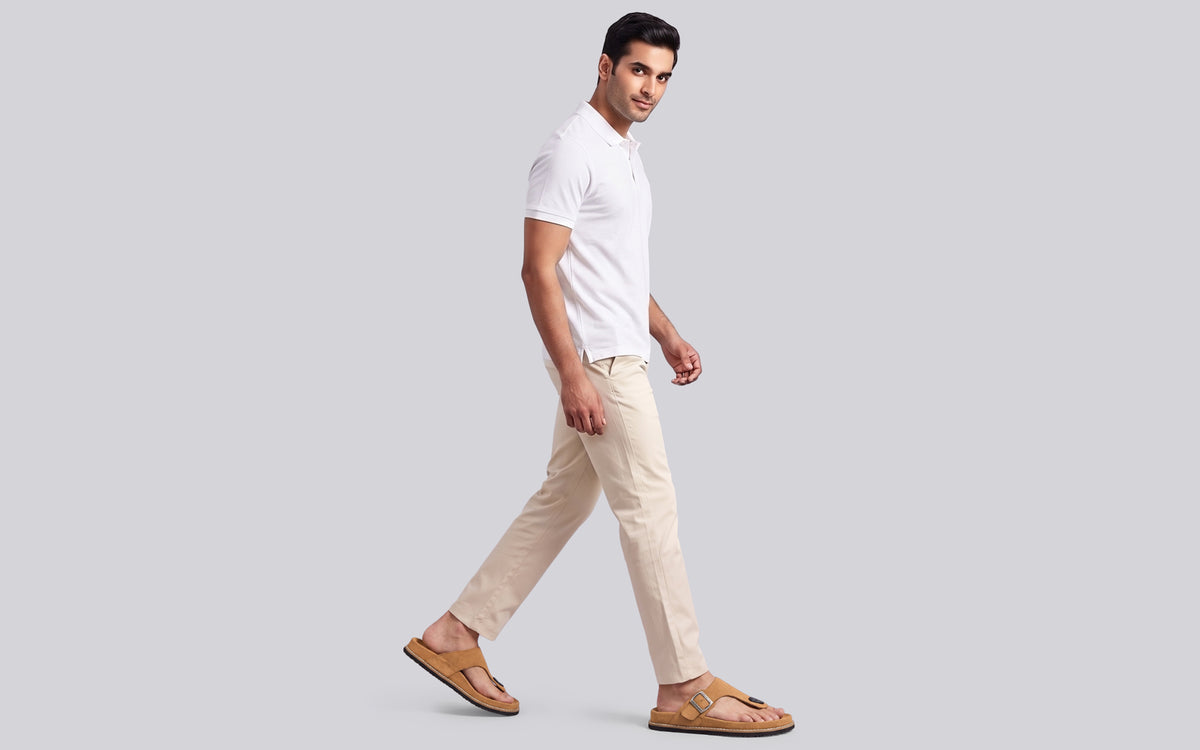 Mover Thong Sandals for Men : Tan