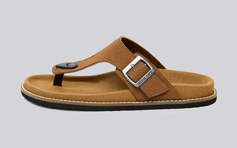Mover Thong Sandals for Women : Brown