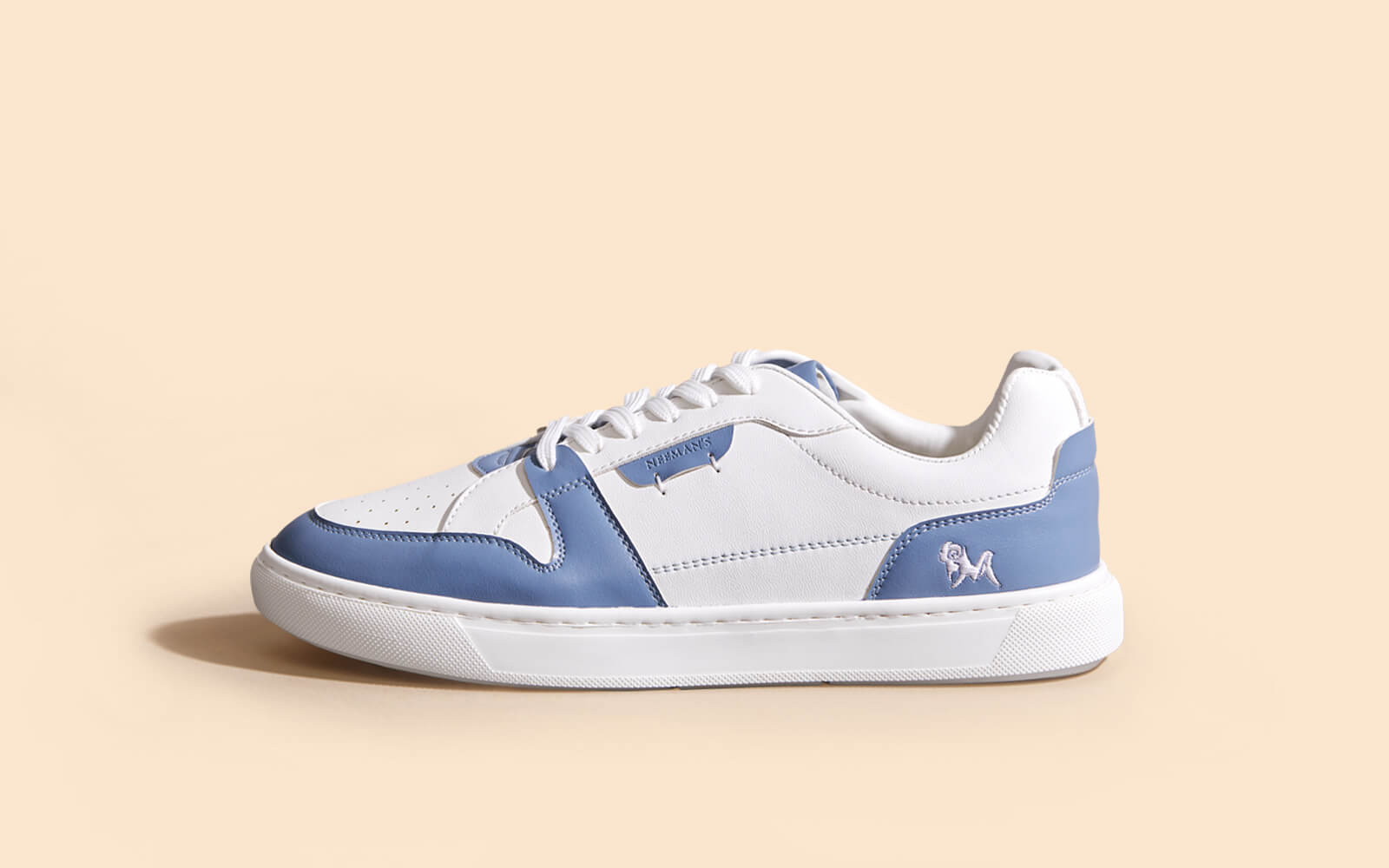 Retro Slick Sneakers Blue and White