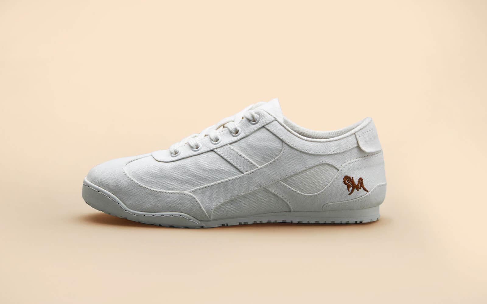 White jazz sneakers top