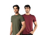 Pack of 2 (Maroon and Olive)