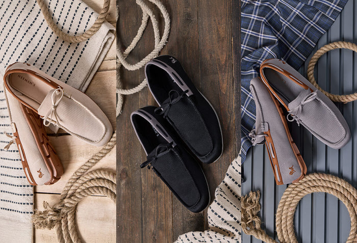 ReLive Knit Boat Loafers : Beige