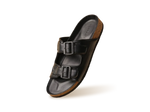 Cork Sandals Solid Black