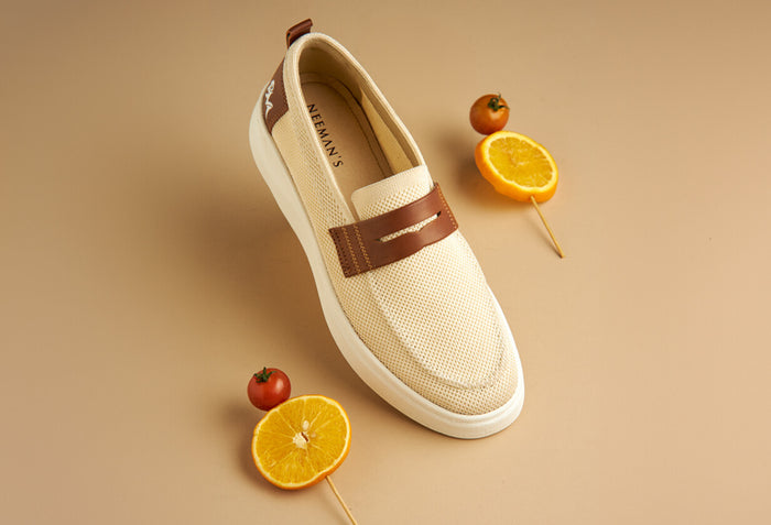 Brunch Loafers : Ivory/Tan