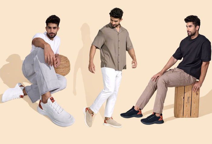 The Knit Strides : White