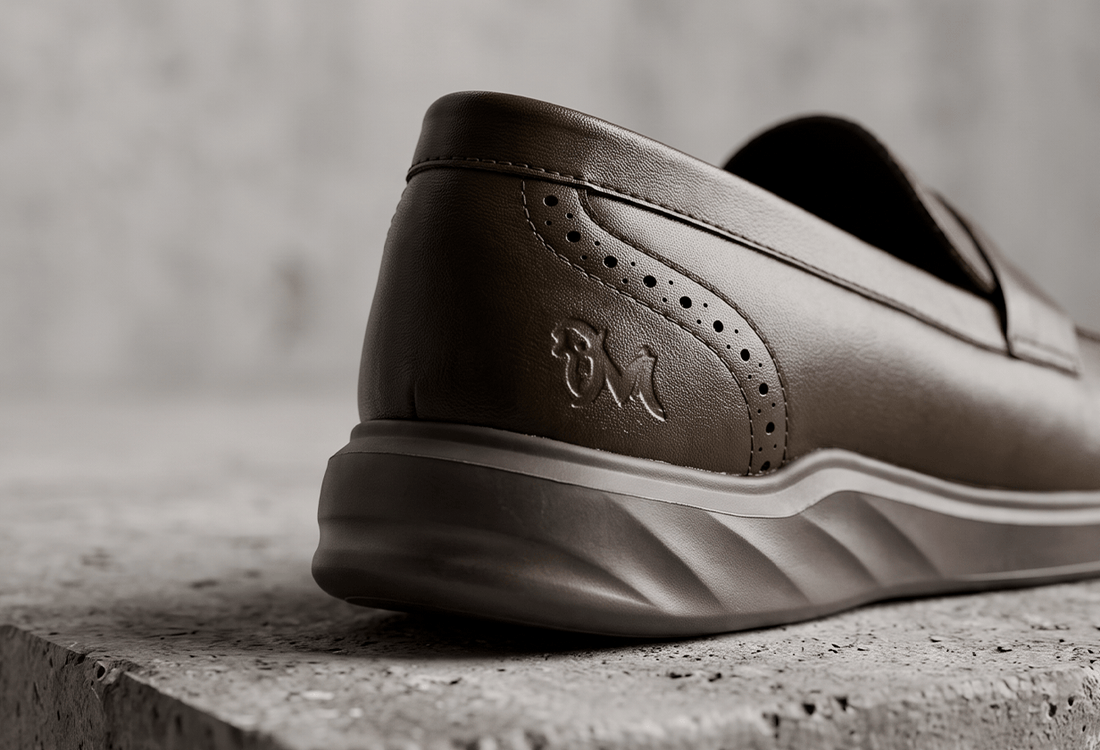 The charm of a classic loafer design