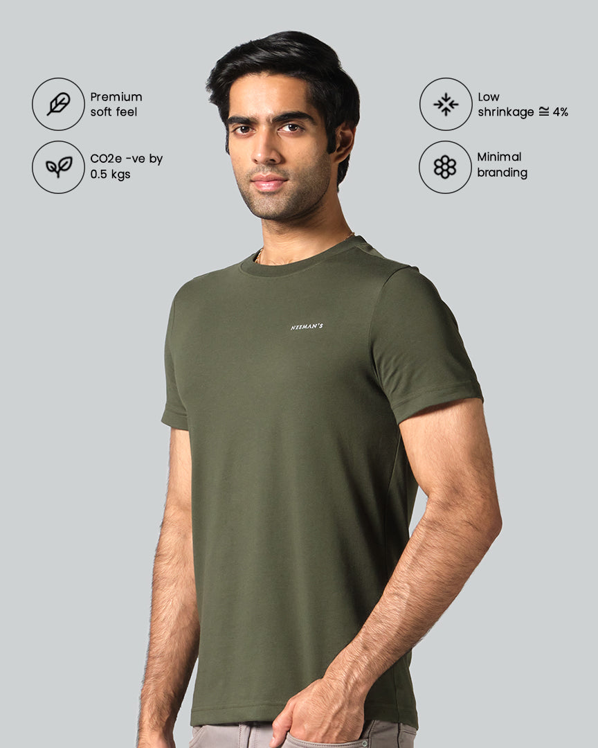 Buy Non-Toxic T-shirt  Recycled Polyester and Cotton Blend Online