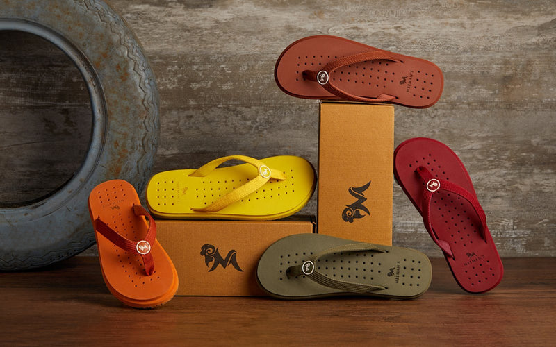 Made with Recycled Tyres: Eco Flips in 5 new limited edition colours