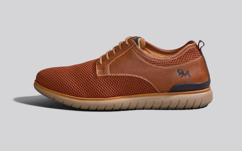 Neeman's tan derby shoes
