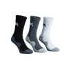 Quarter All Day Socks : Black White Grey (Pack of 3)