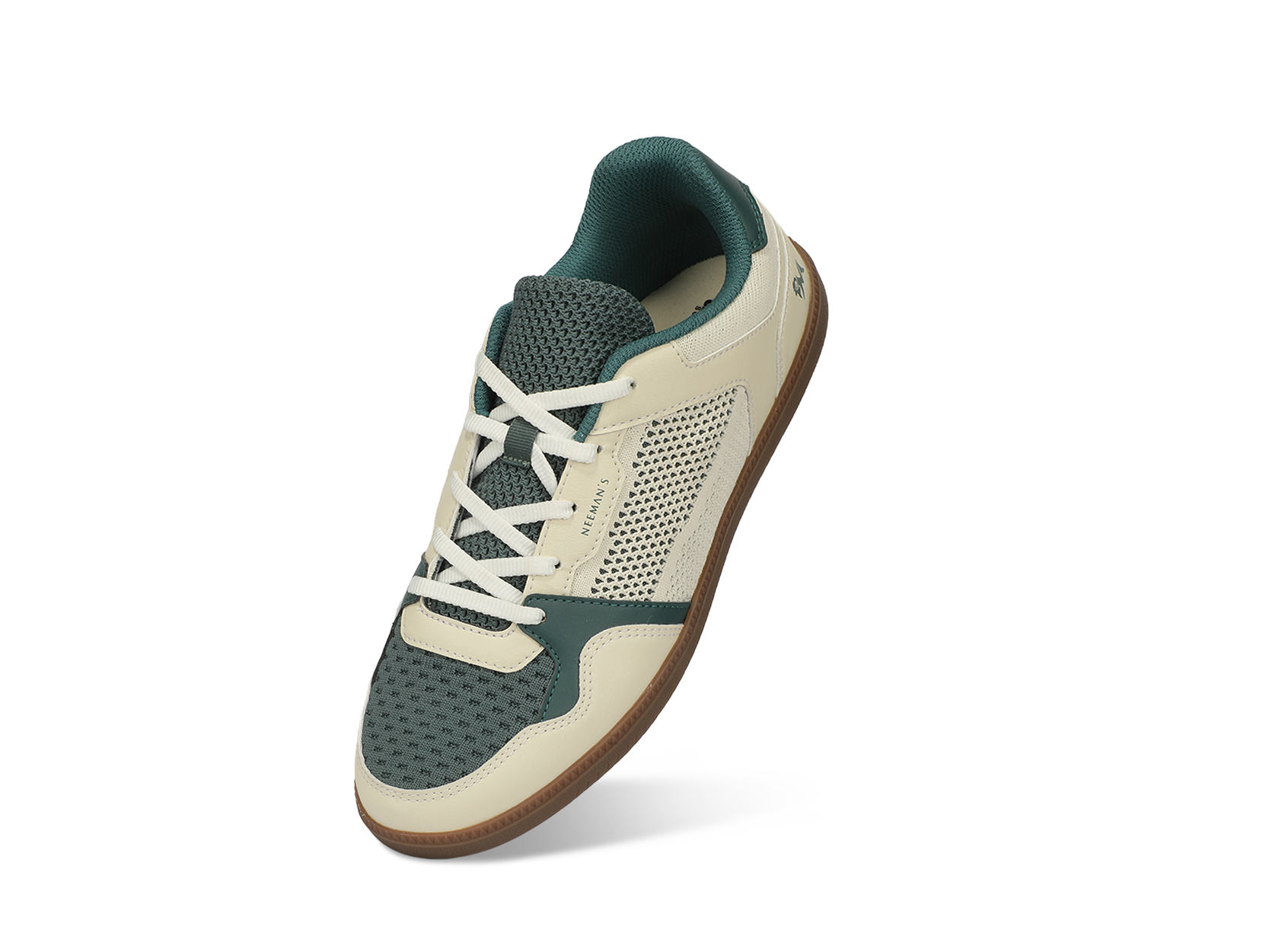The 90s Duo Sneakers for Men : Green Ivory