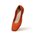Plush Square Flats : Apricot