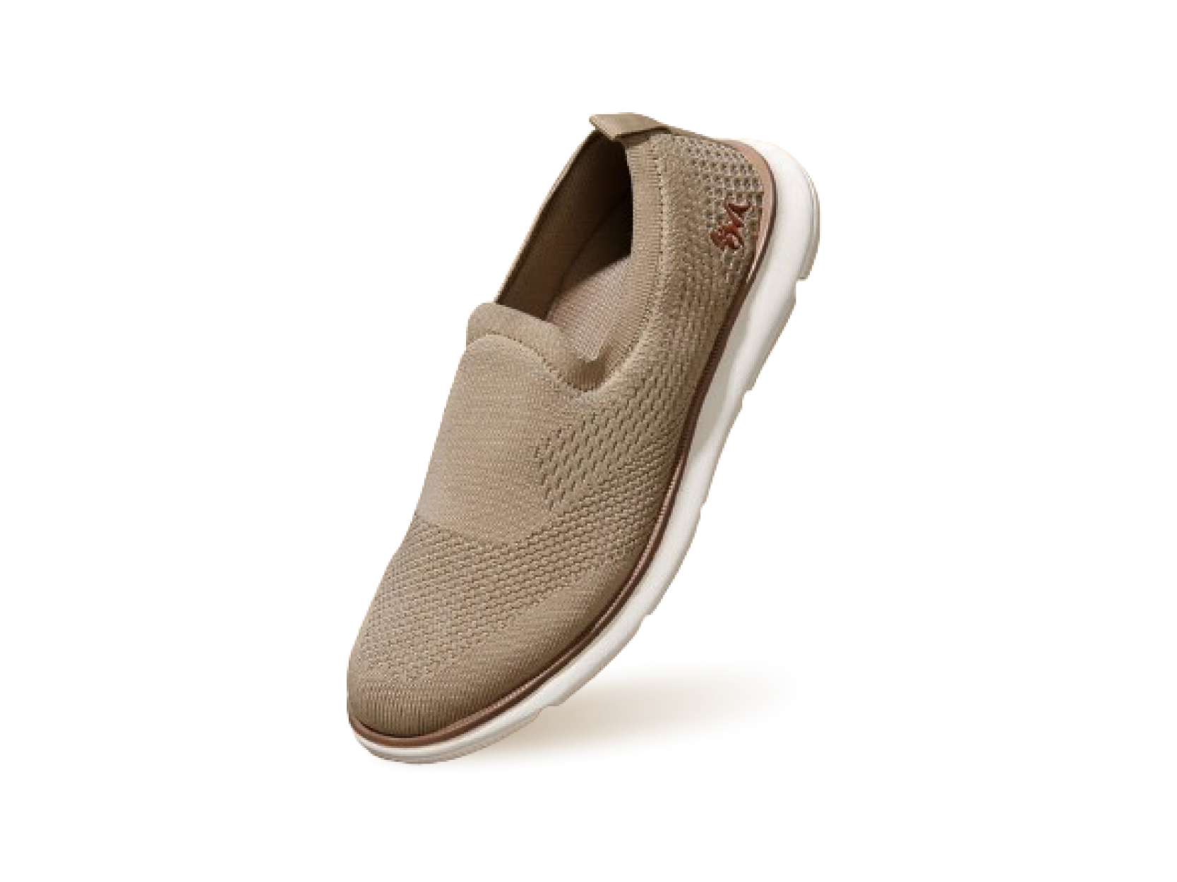 Dress Slip Ons in Beige for Formal Wear