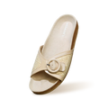 Boheme Chic Slides : Beige