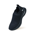 Cloud Flex Slip Ons: Black