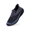 Blend Knit Slip Ons : Black-Grey