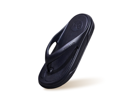 Cushers Flips For Men Flip Flops in Black for Outdoor Use