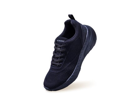 Begin Walk Flow Sneakers in Black for Walking