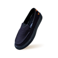 Canvas Coast Slip Ons : Black