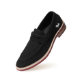 Block Heel Loafers : Black