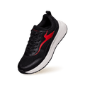 Cosmo Comfort Sneakers : Black-Red