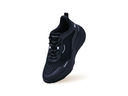 Begin Walk Drift Sneakers in Black for Walking