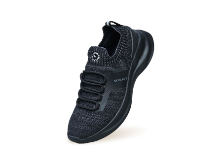 Fuse Knit Sneakers in Black for Walking