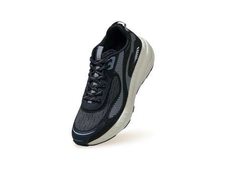 Begin Walk Prime Sneakers in Black Ivory for Walking