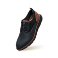 Textured Derby Sneakers : Black