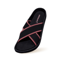 Cross Knit Sandals : Black