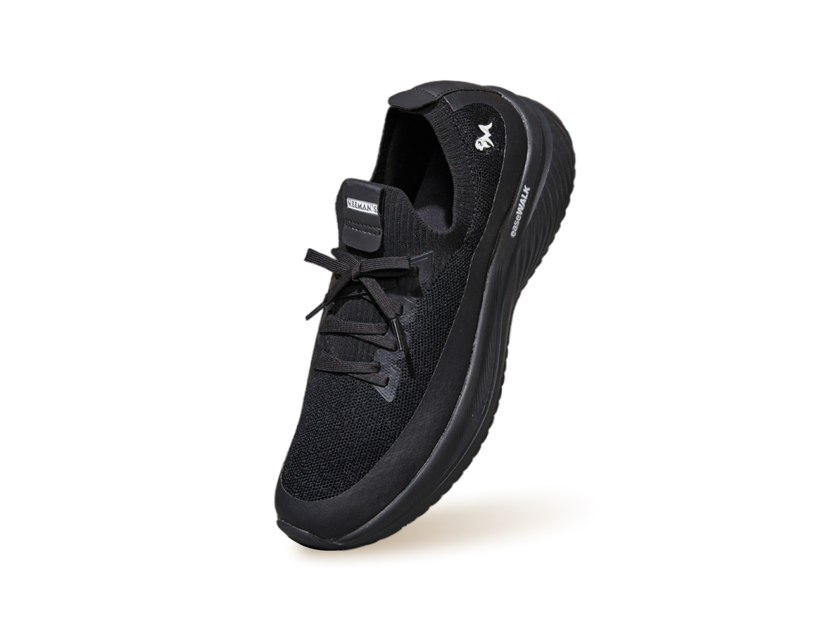 Ease Walk Sneakers in Black for Walking