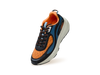 Begin Walk Prime Sneakers in Blue Orange Black for Walking