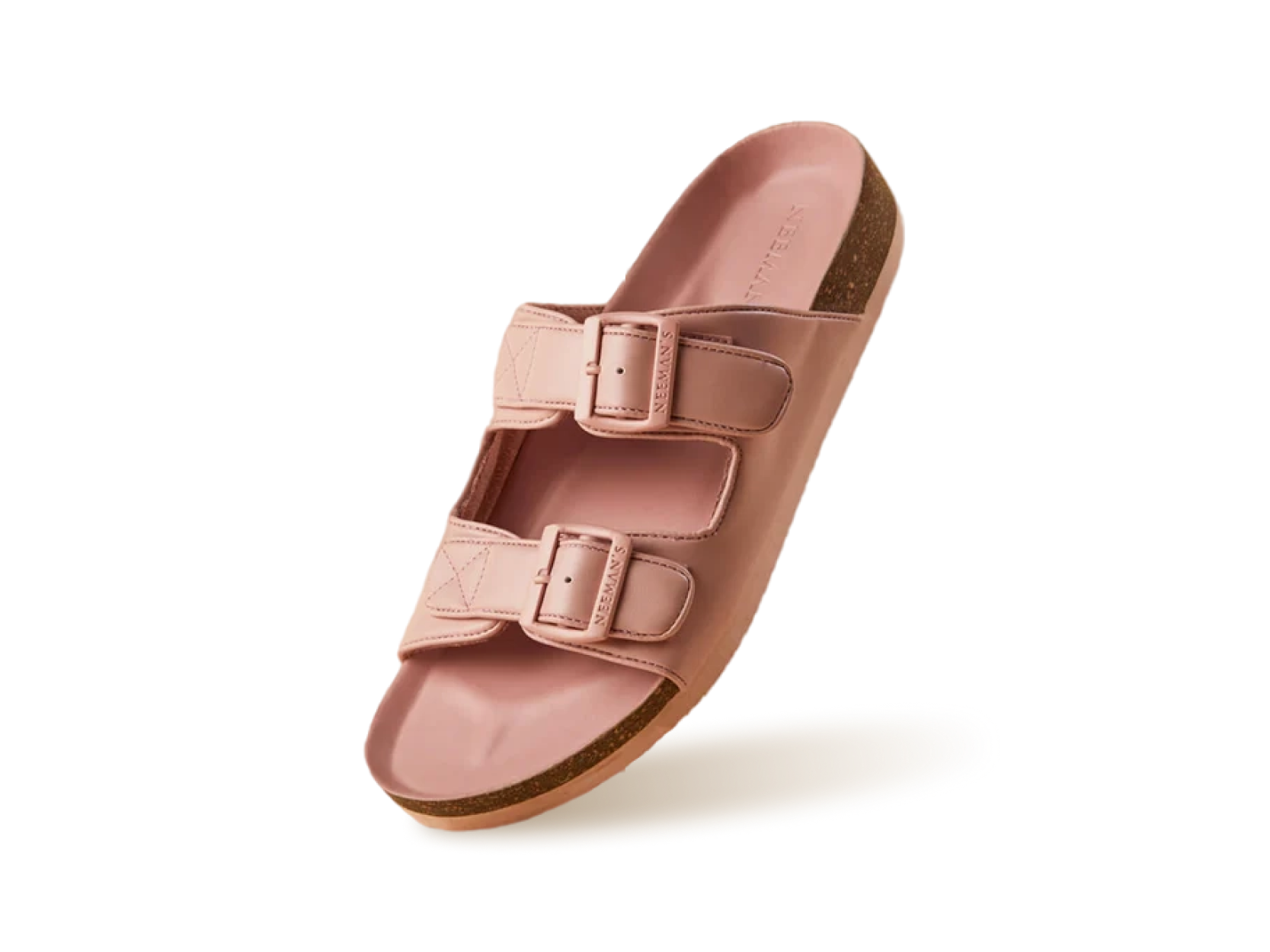 Cork Sandals in Blush Pink for Outdoor Use