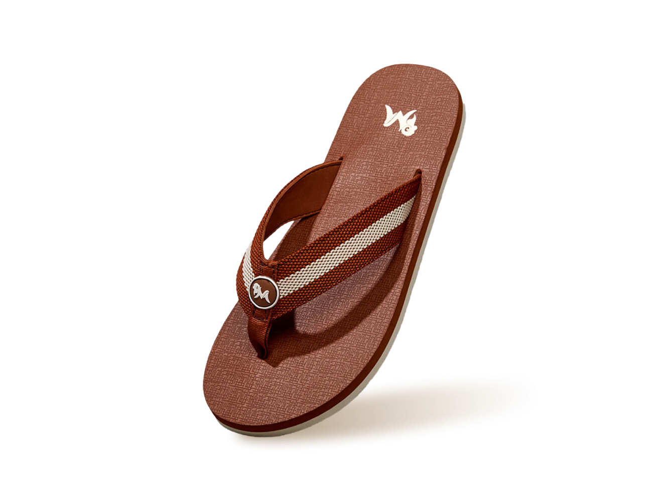 Cozy Flips Flip Flops in Brown-Beige for Casual Wear