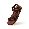 Airy Strap Sandals : Brown-Black