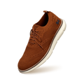 Dress Sneakers : Brown Ivory
